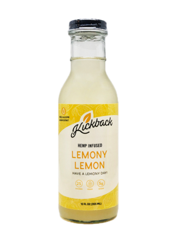 Kickback Nano Hemp Infused Lemonade Lemony Lemon