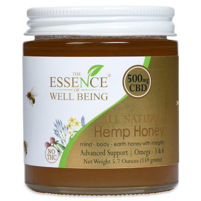 Essence of Wellbeing Hemp Honey 500mg
